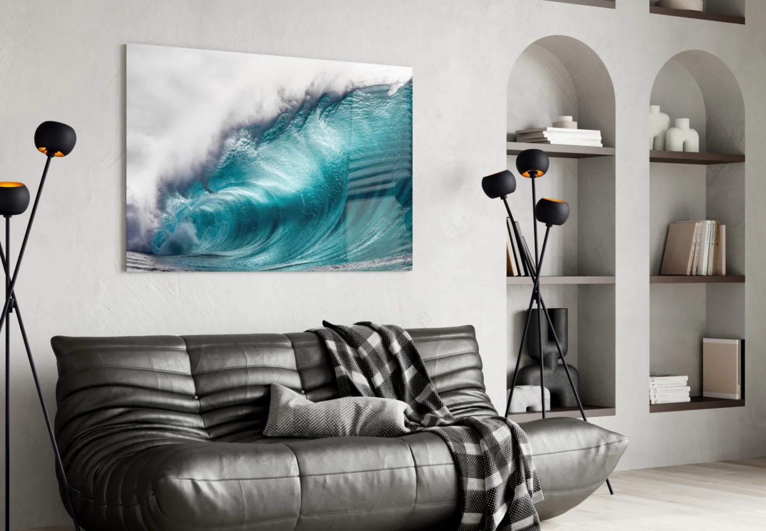 Wave Glass Wall Art - Image 4