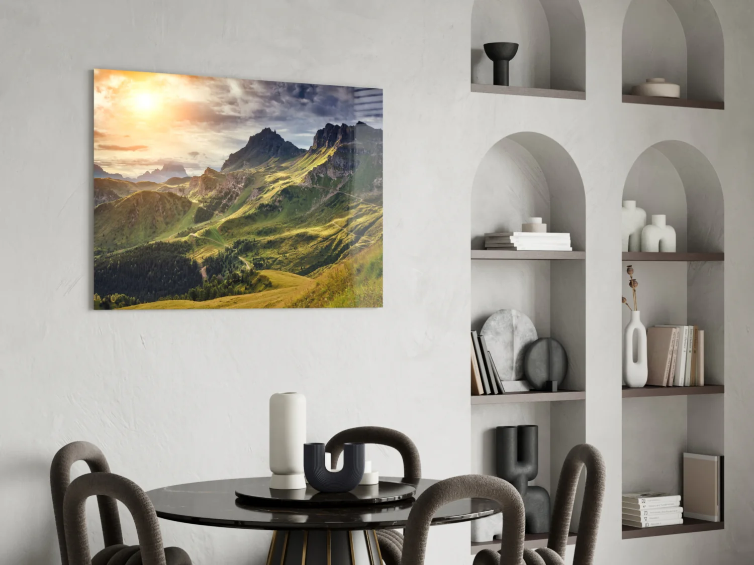 Mountain View Glass Wall Art - Image 5