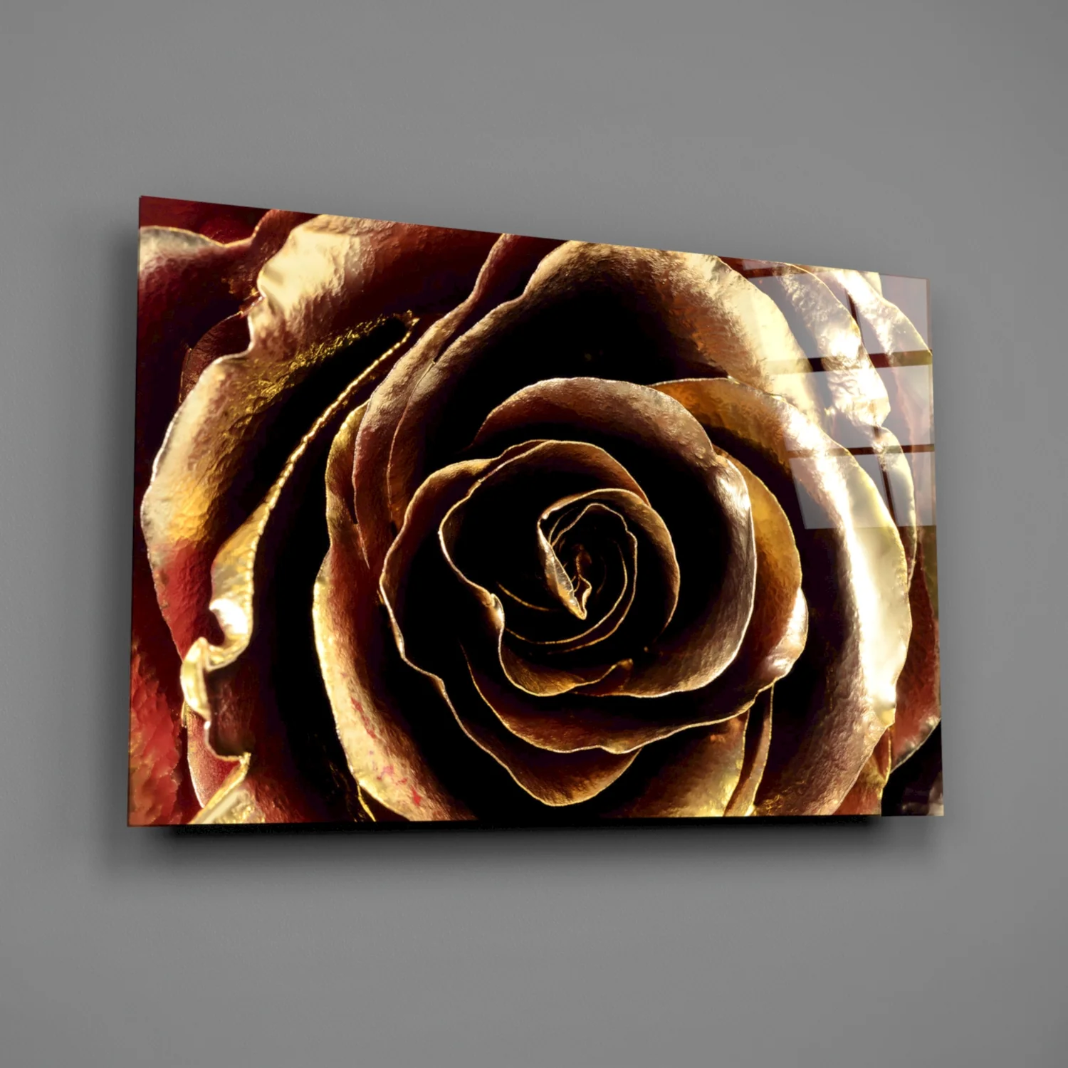 Rose Glass Wall Art - Image 2