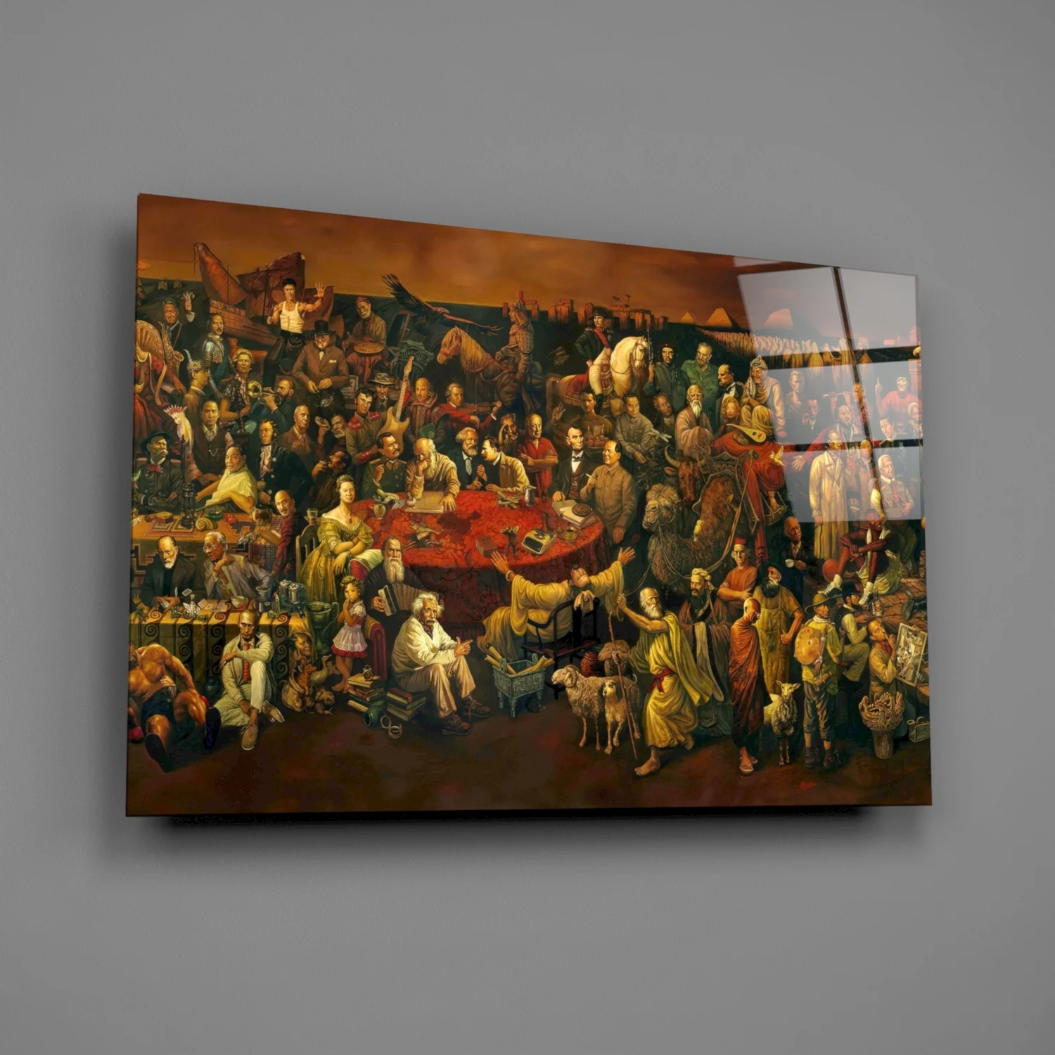 101 Famous People Glass Wall Art - Image 2