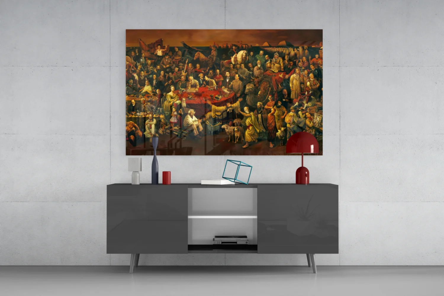 101 Famous People Glass Wall Art - Image 8
