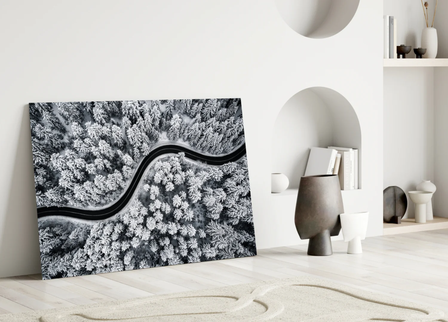 Forest Landscape Glass Wall Art - Image 3