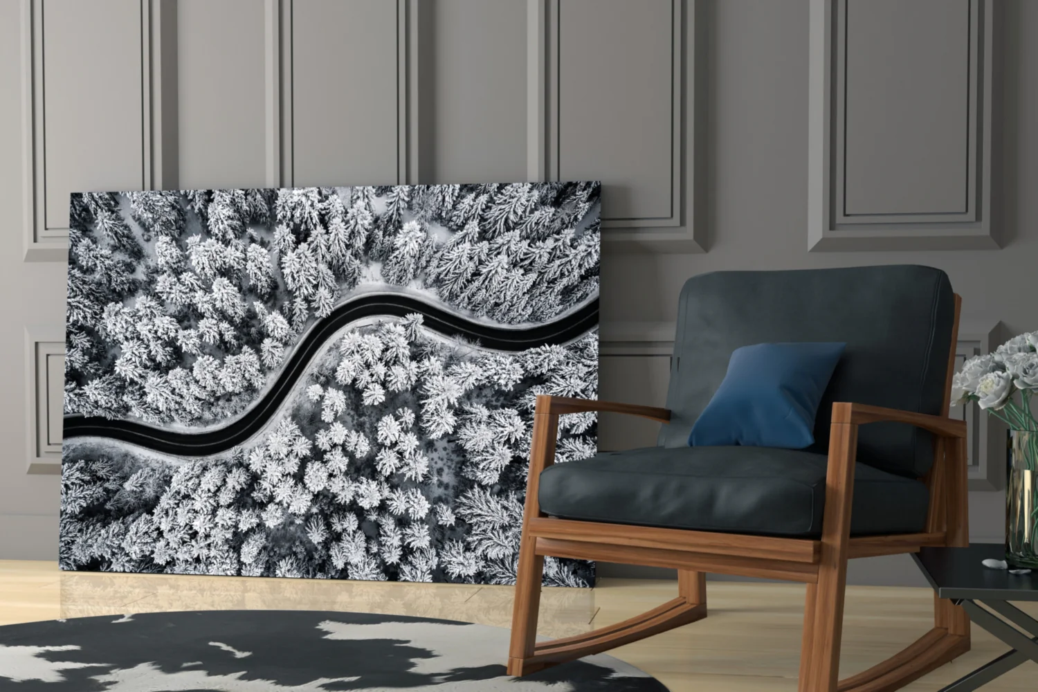 Forest Landscape Glass Wall Art - Image 6