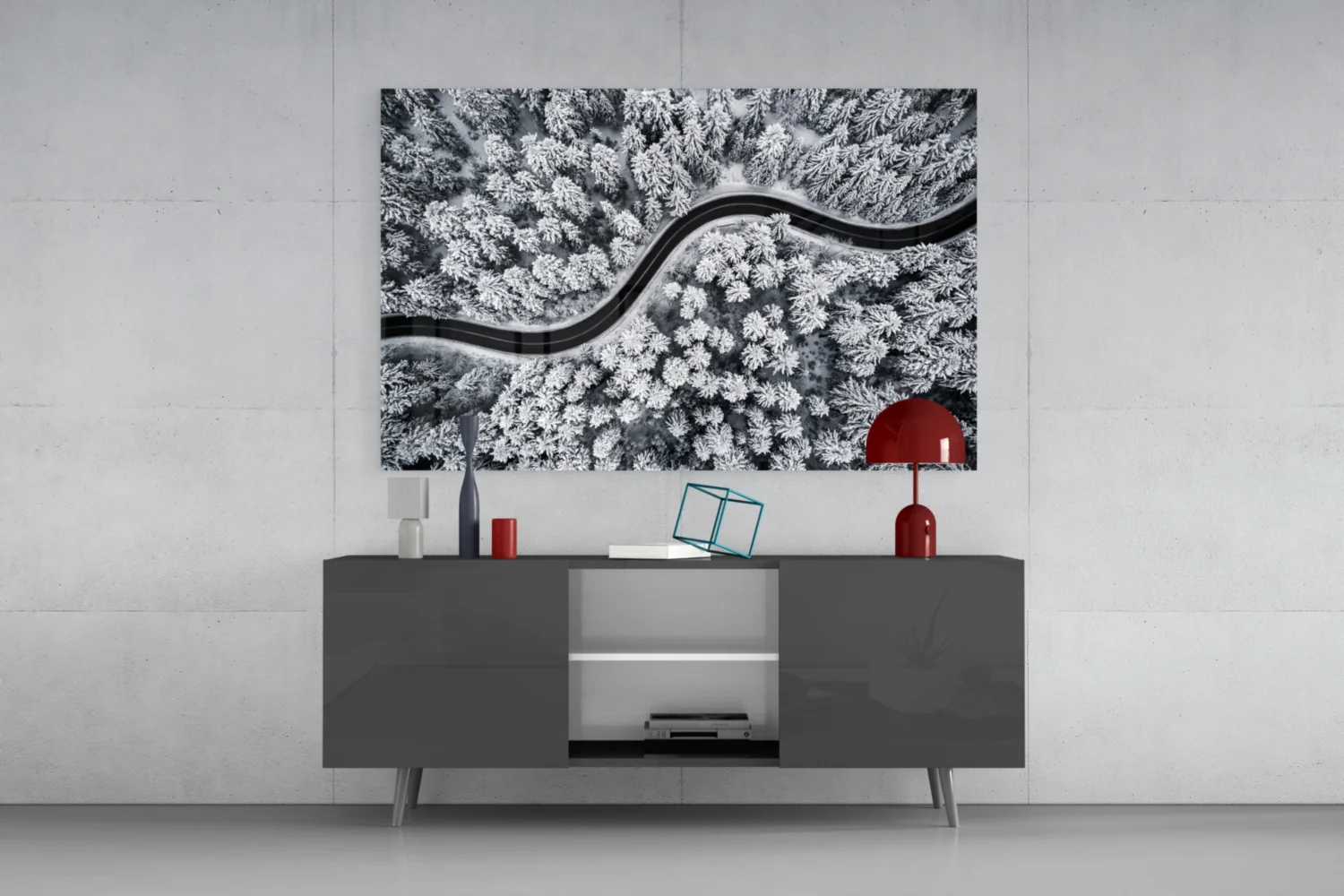 Forest Landscape Glass Wall Art - Image 8
