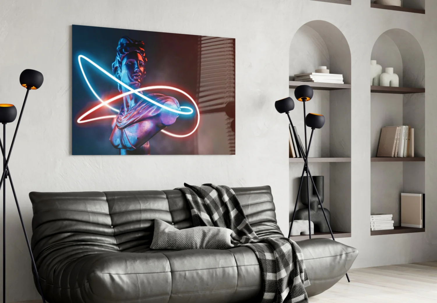 Abstract Art Glass Wall Art - Image 4