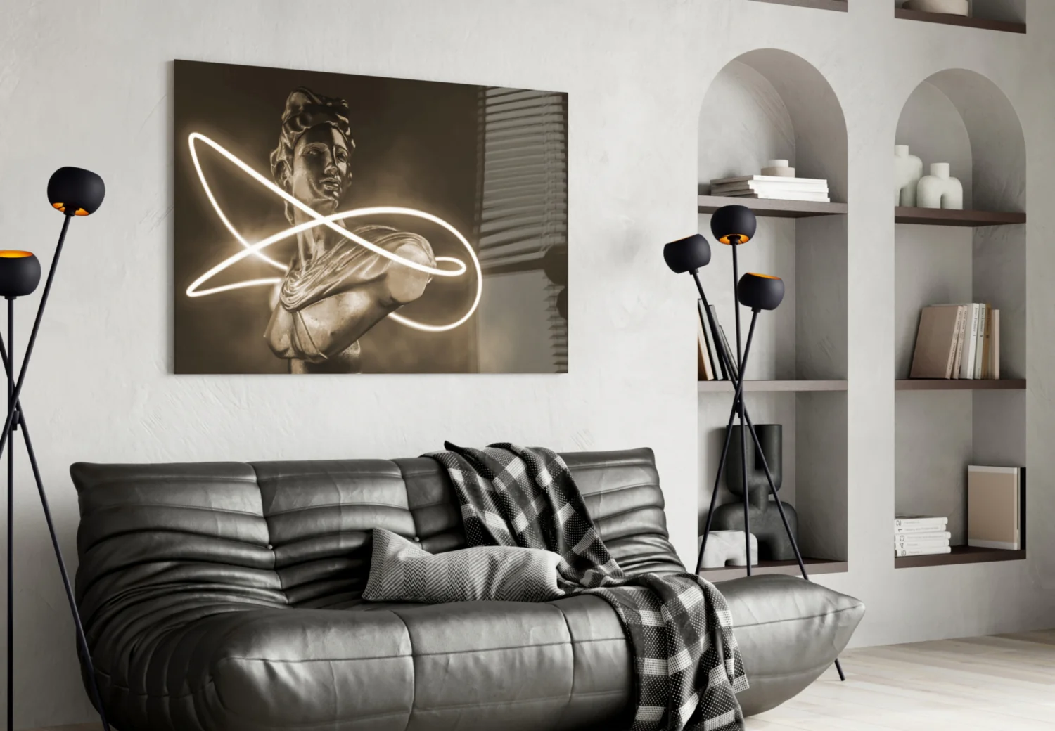 Abstract Art Glass Wall Art - Image 4