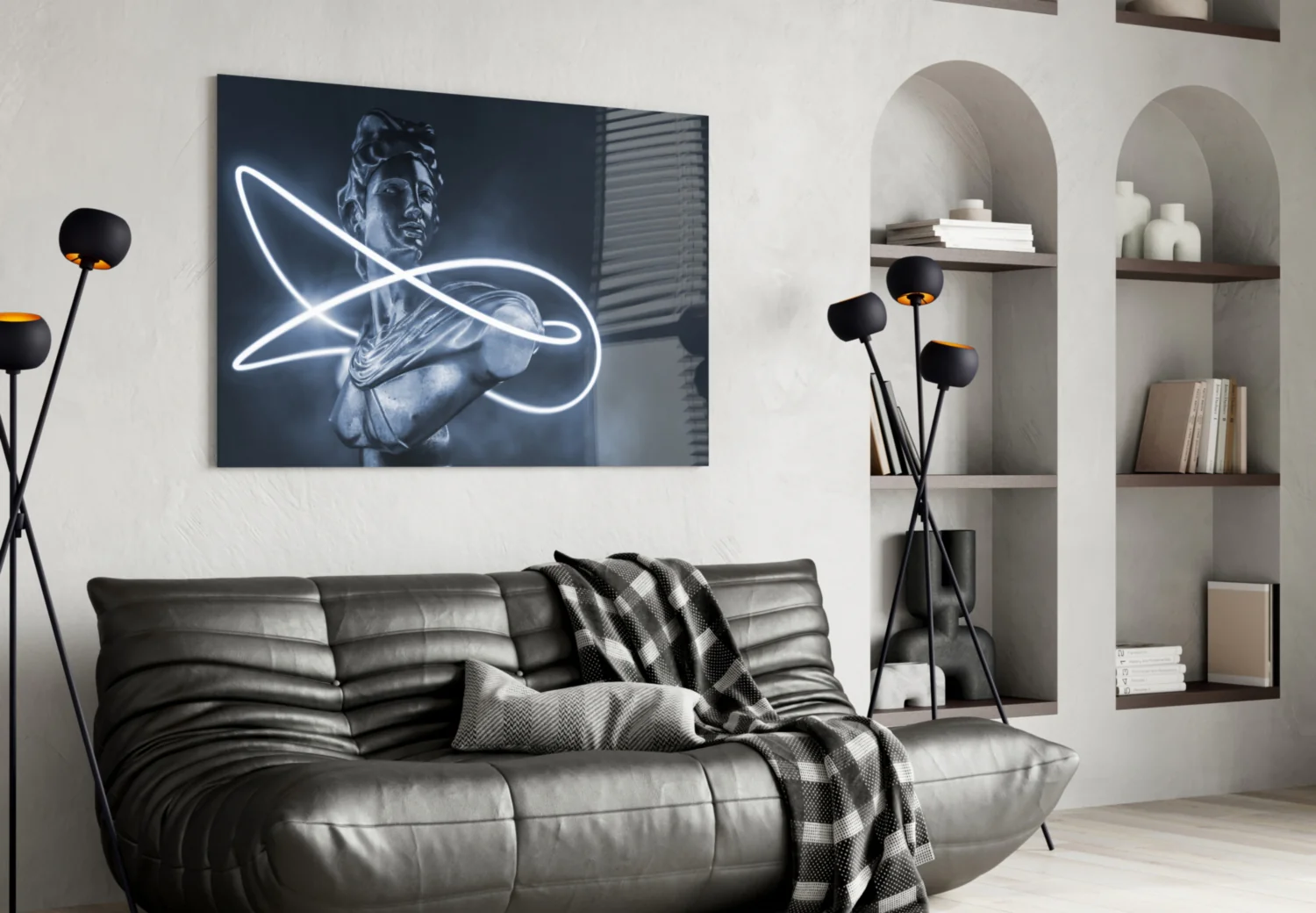 Abstract Art Glass Wall Art - Image 4