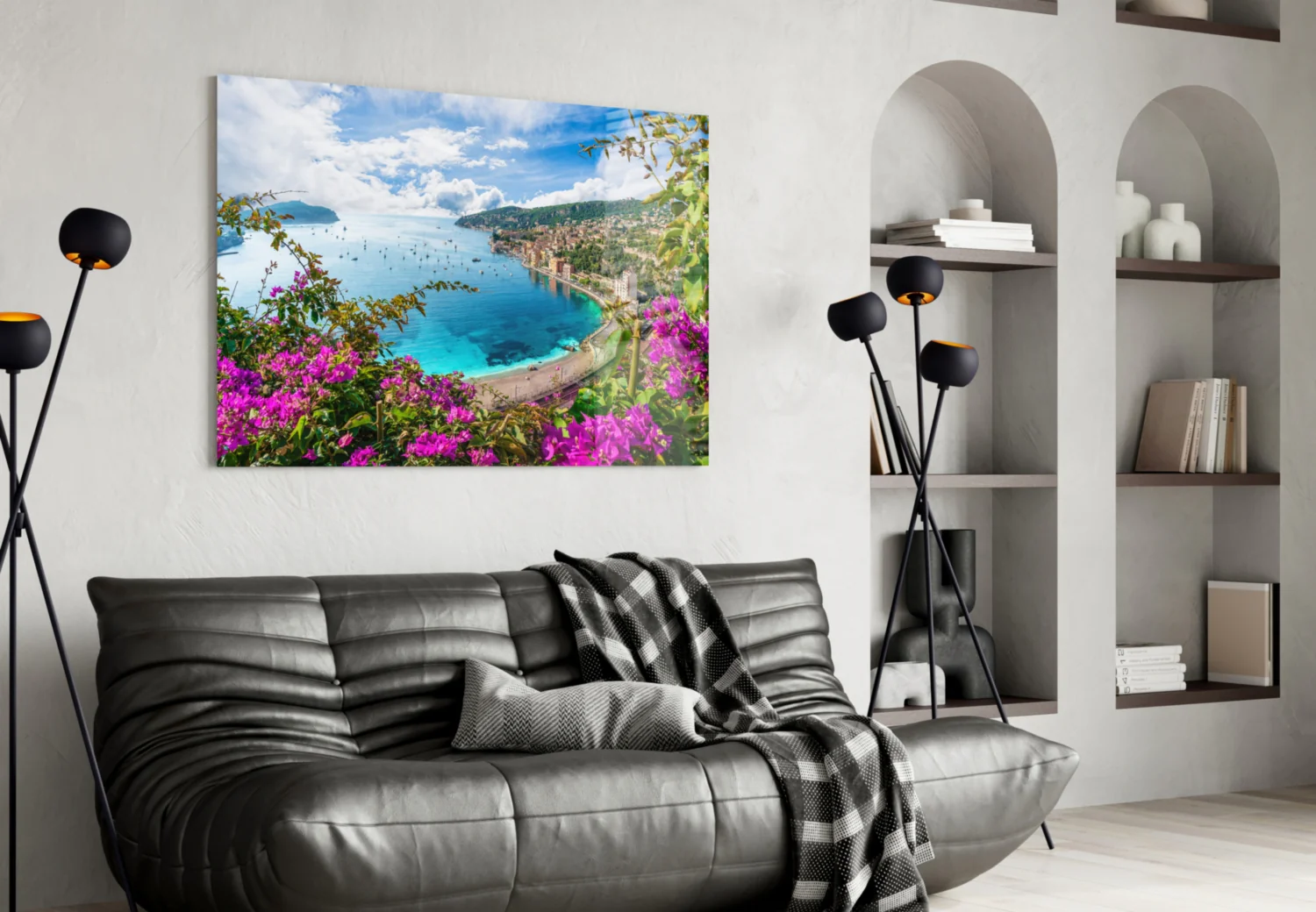 Nice France Glass Wall Art - Image 4