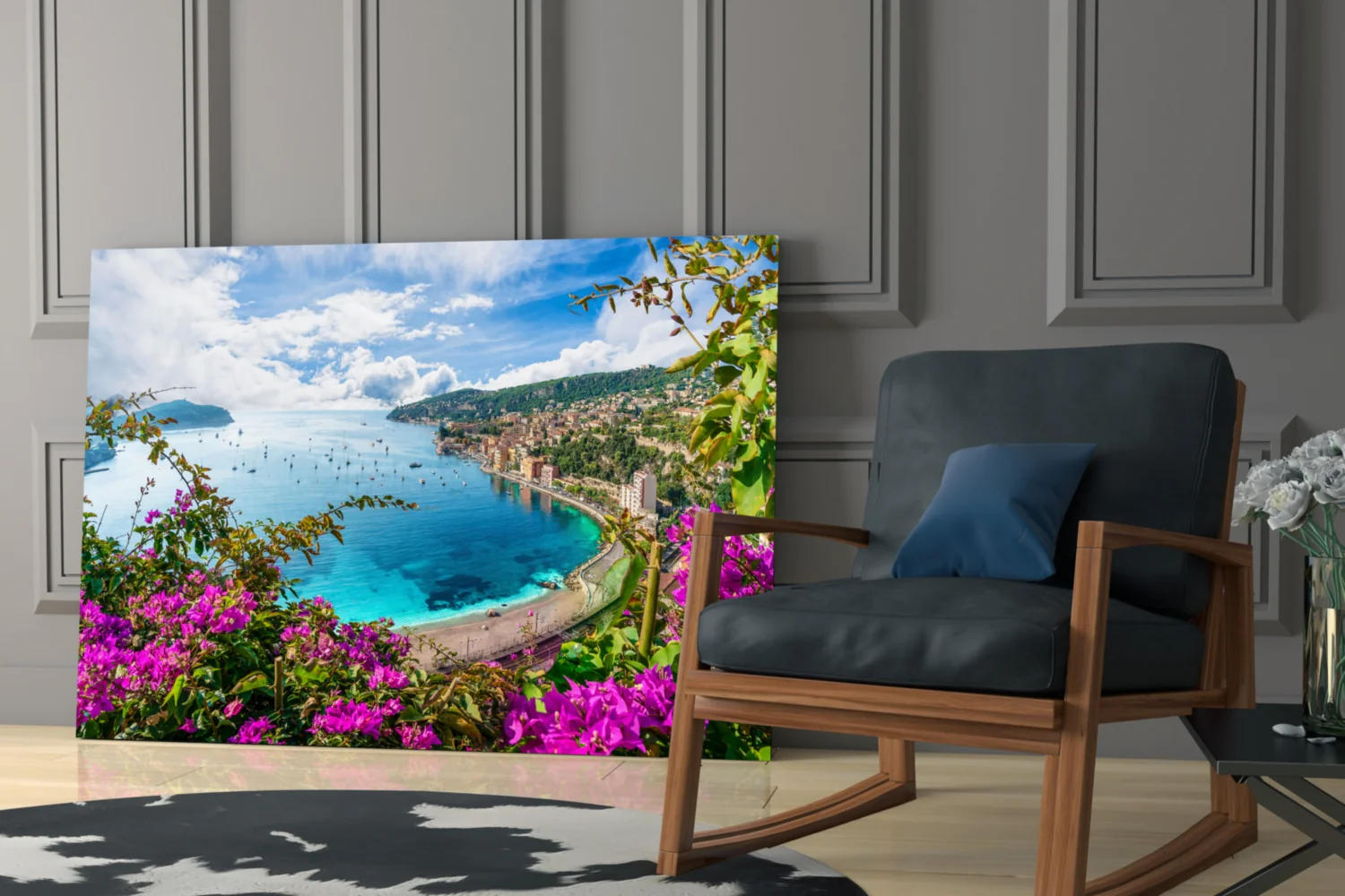 Nice France Glass Wall Art - Image 6