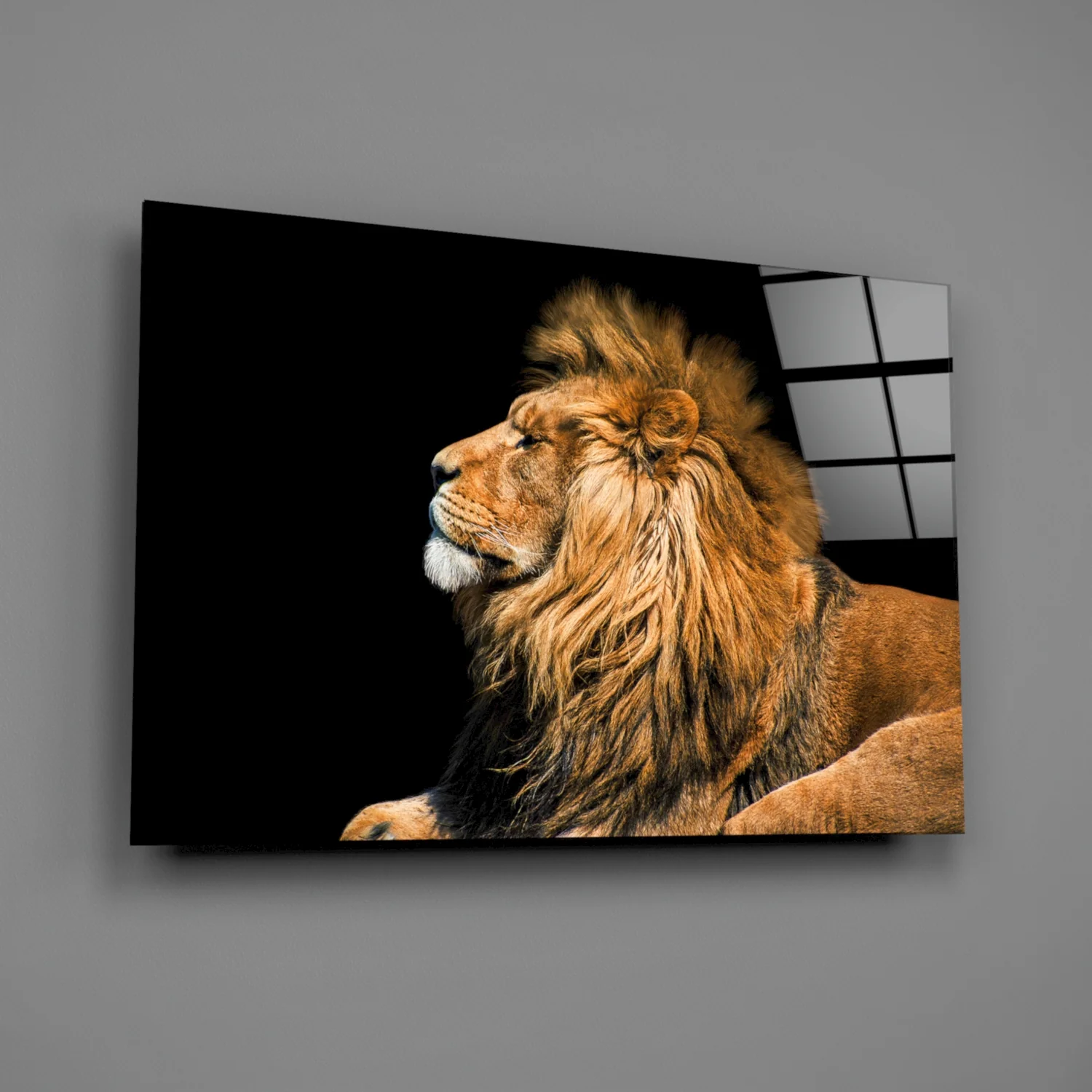 Lion Glass Wall Art - Image 2