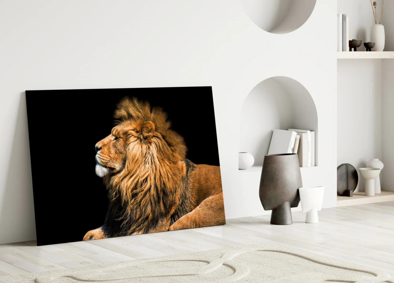Lion Glass Wall Art - Image 3