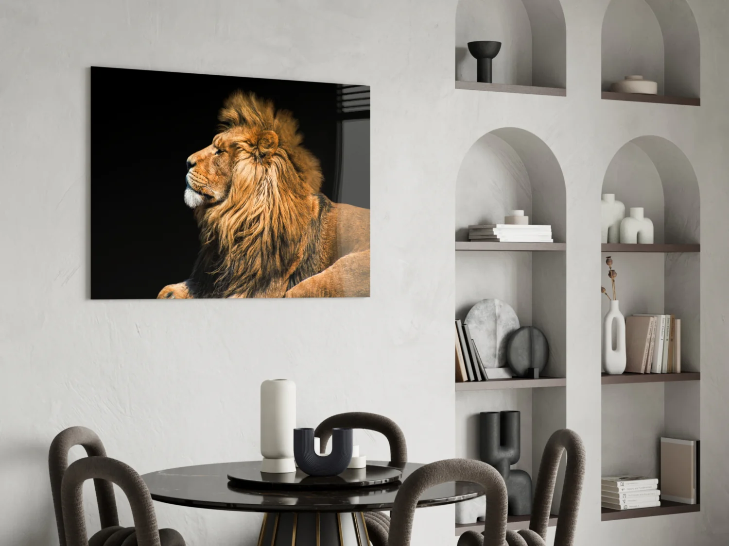 Lion Glass Wall Art - Image 5
