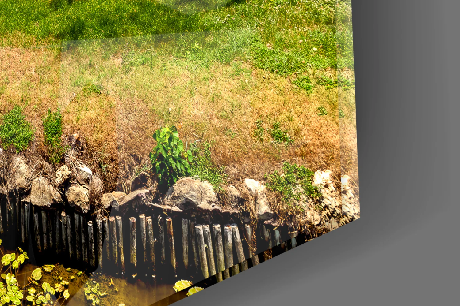 Small Village Glass Wall Art - Image 7