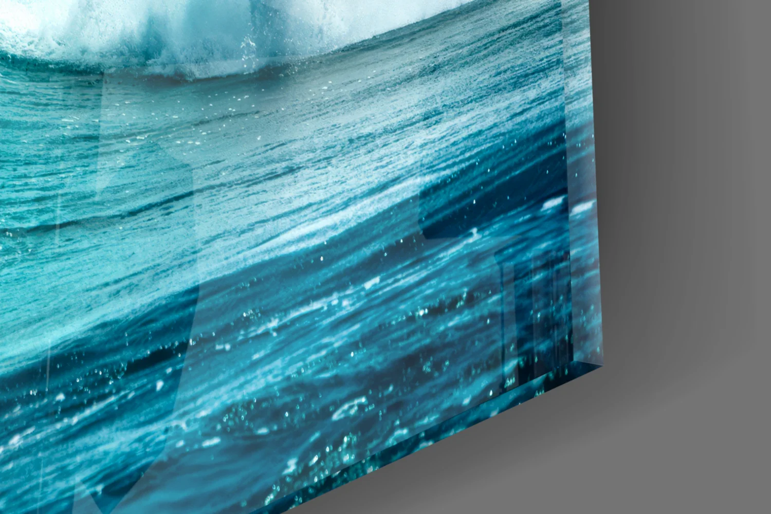 Waves Glass Wall Art - Image 7