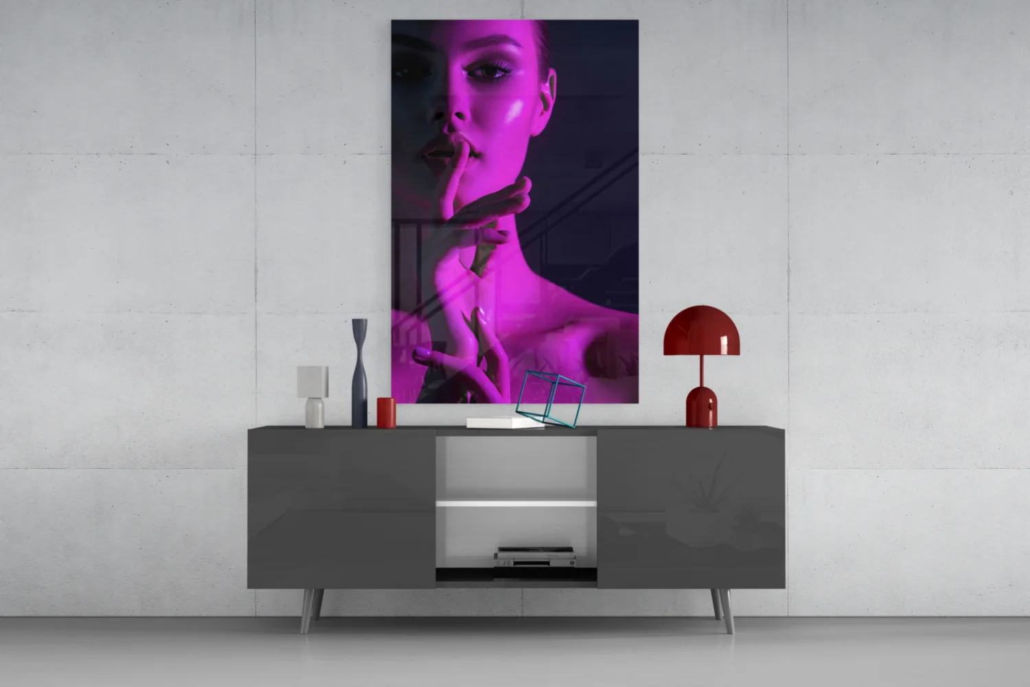 Woman Glass Wall Art - Image 8
