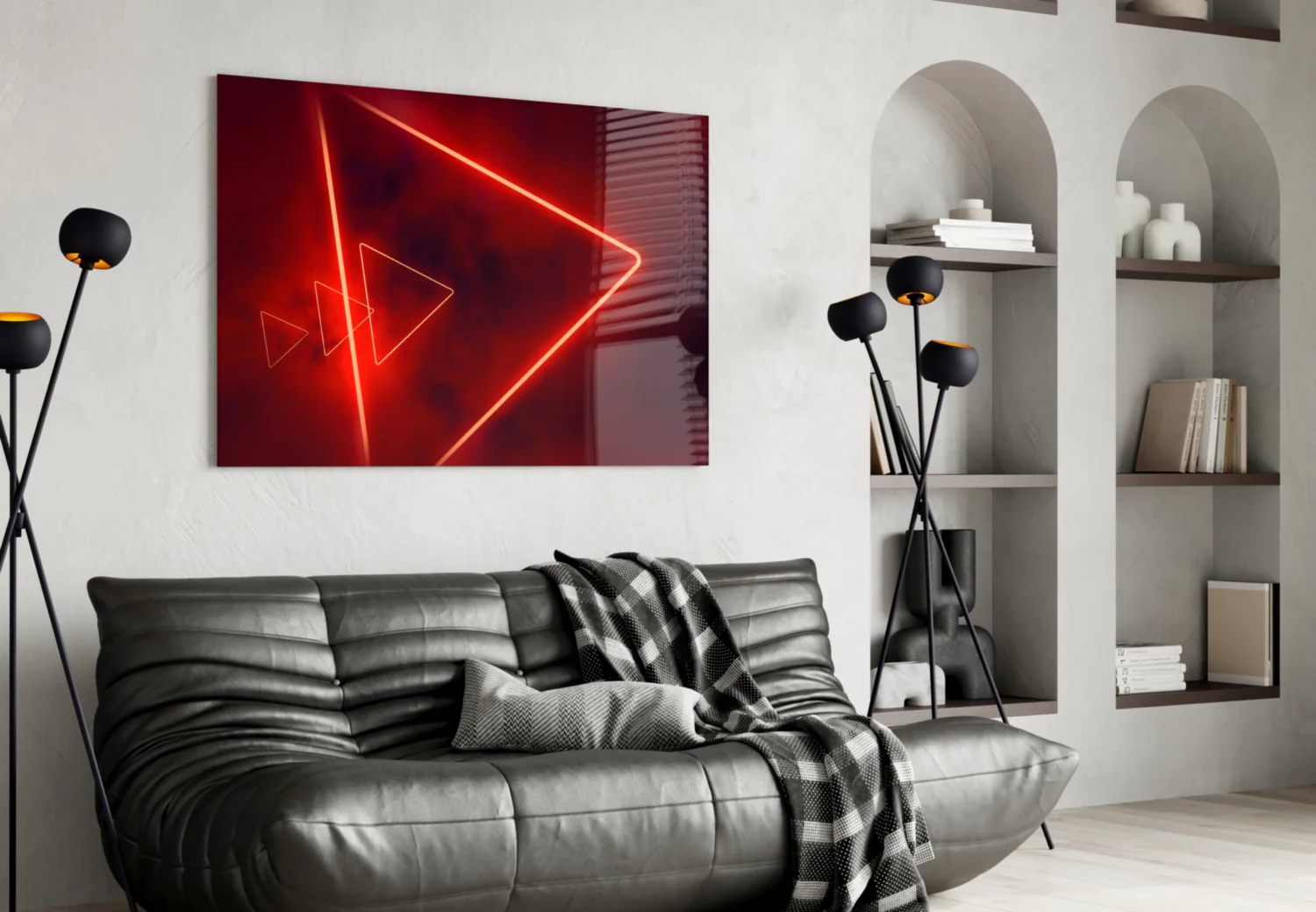 Abstract Art Glass Wall Art - Image 4