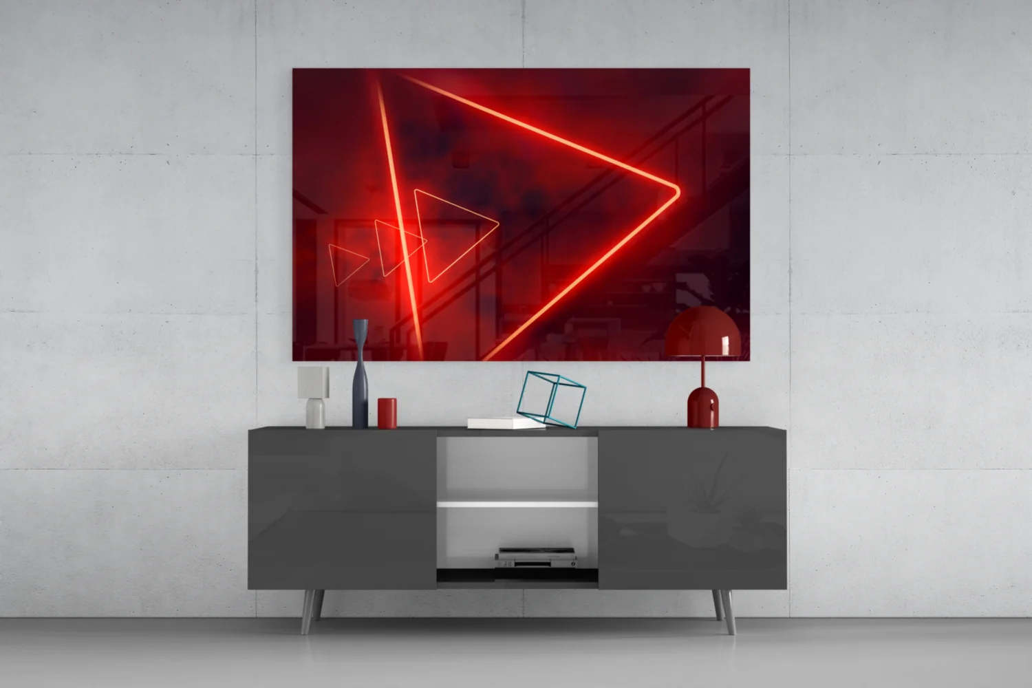 Abstract Art Glass Wall Art - Image 7