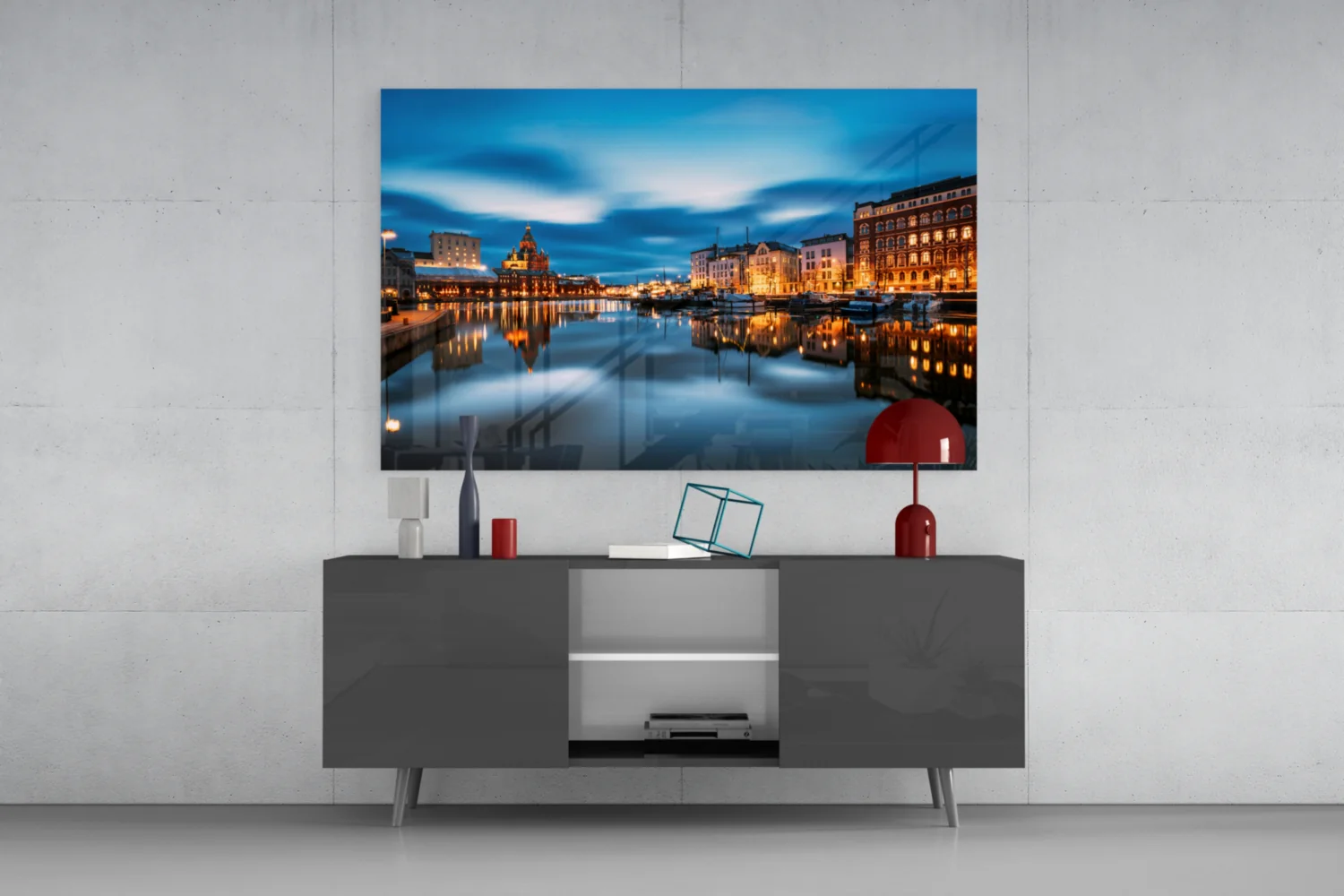 Helsinki Finland Glass Wall Art - Image 8