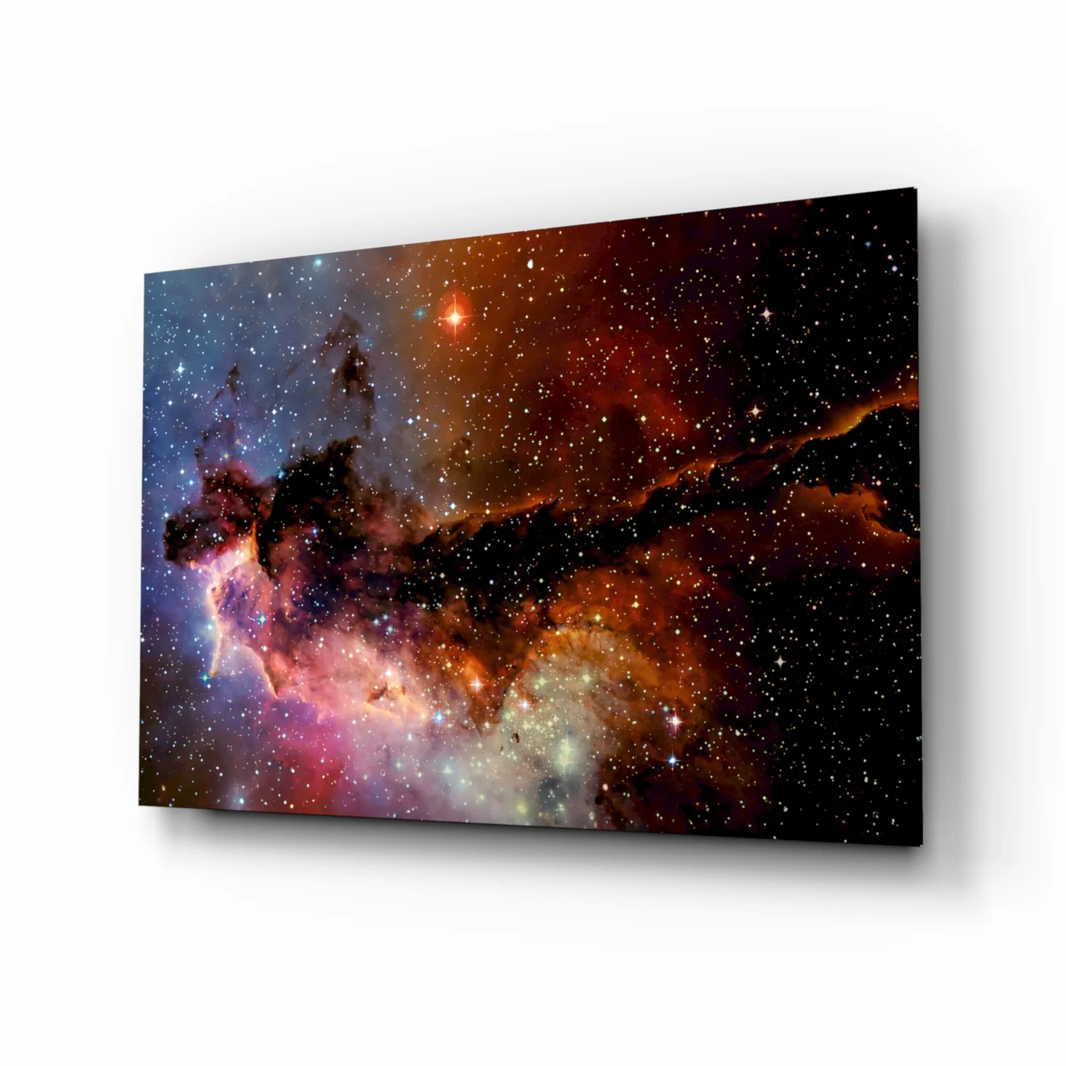 World Of The Galaxy Glass Wall Art