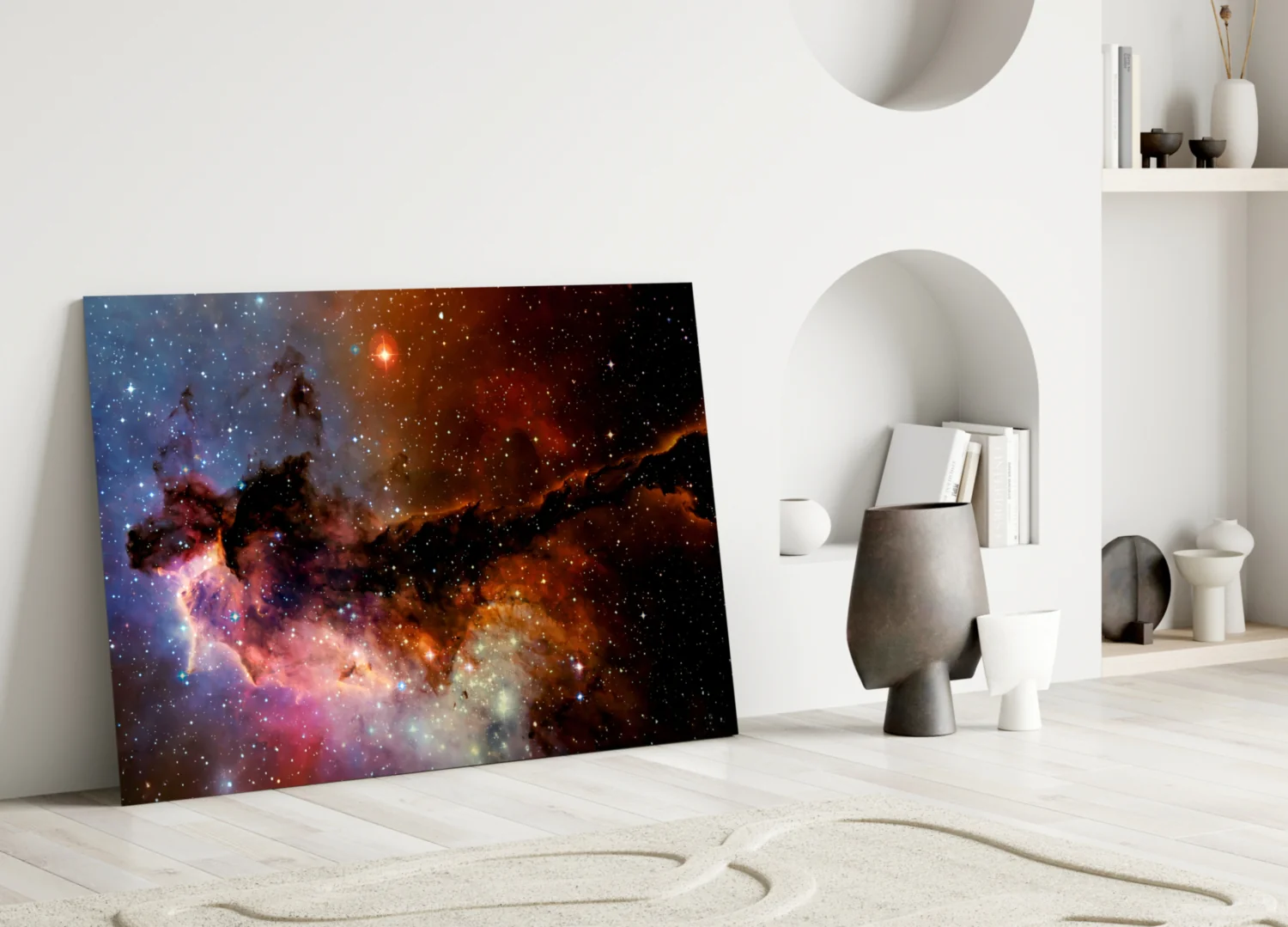 World Of The Galaxy Glass Wall Art - Image 3