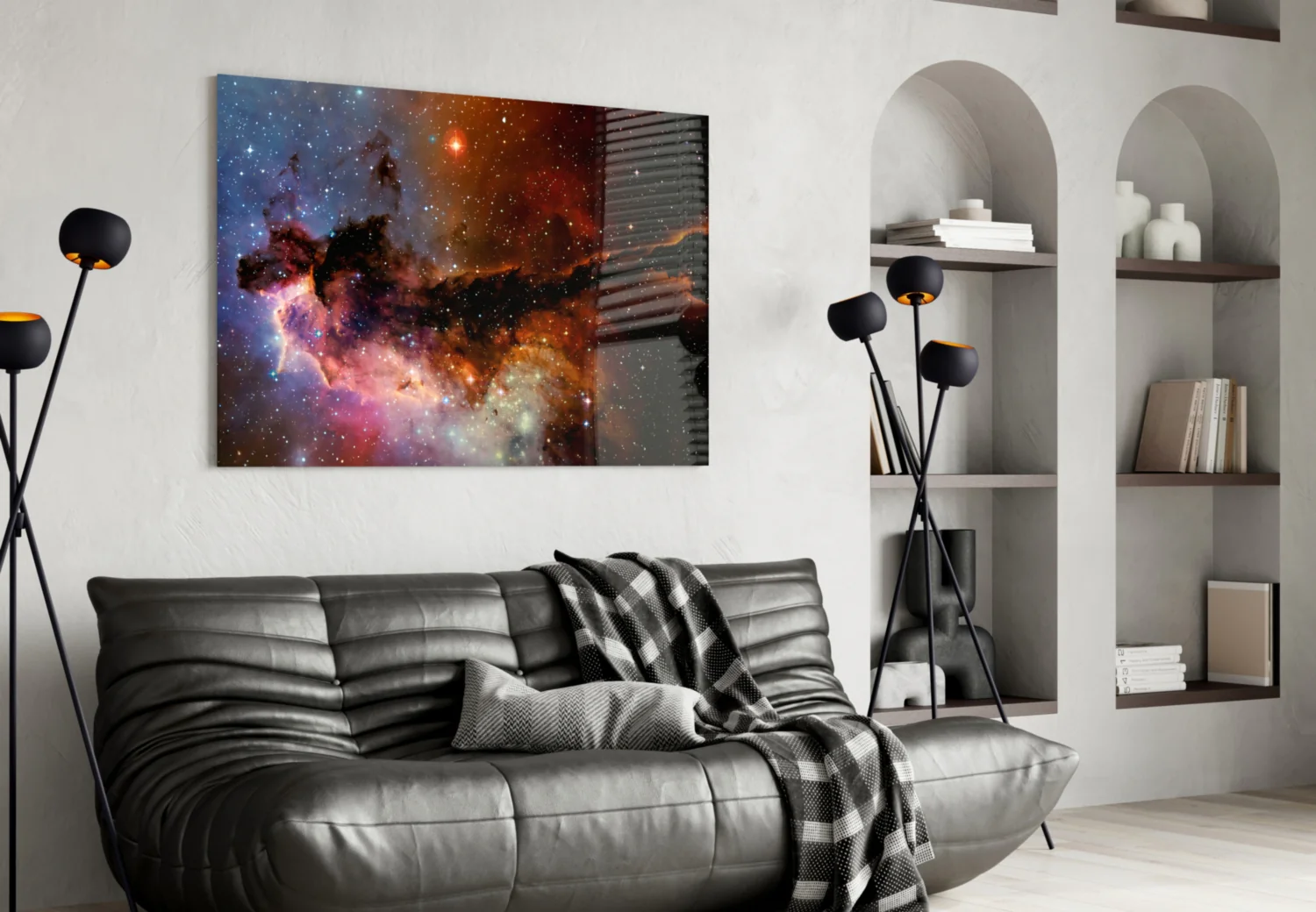 World Of The Galaxy Glass Wall Art - Image 4