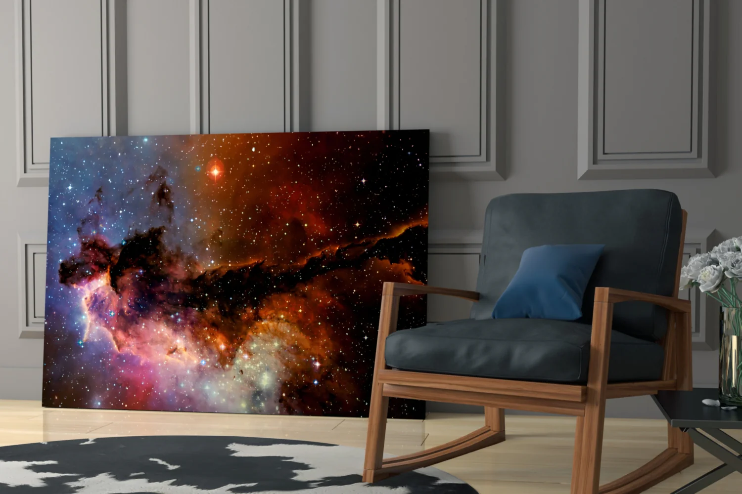 World Of The Galaxy Glass Wall Art - Image 6