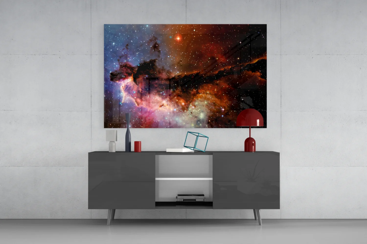 World Of The Galaxy Glass Wall Art - Image 8