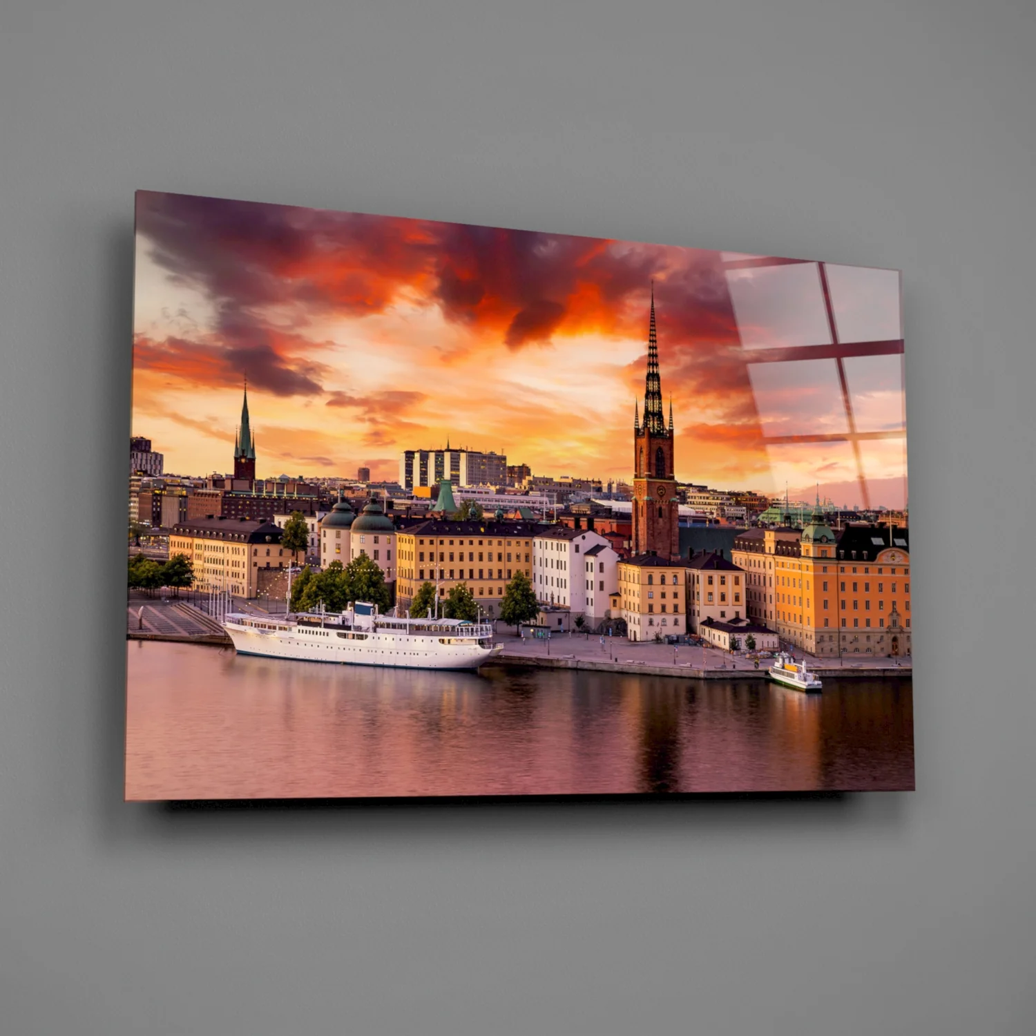 Stockholm Glass Wall Art - Image 2