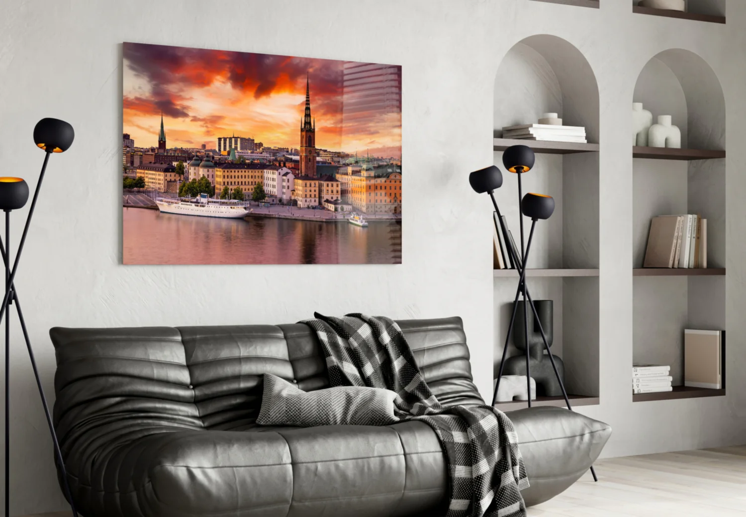 Stockholm Glass Wall Art - Image 4