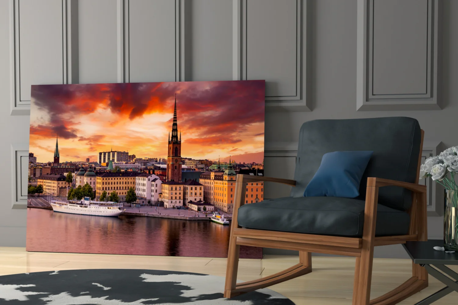 Stockholm Glass Wall Art - Image 6