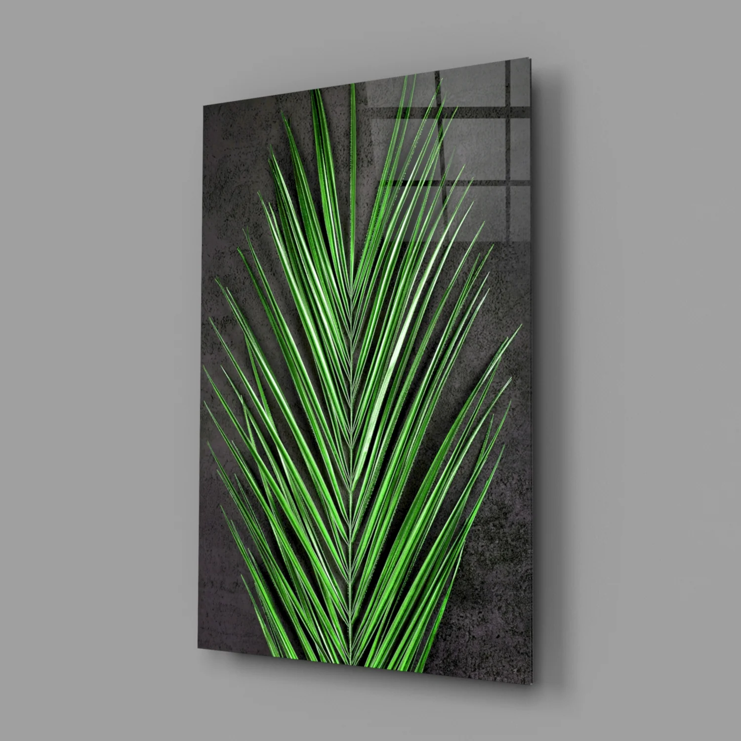 Areca Bunch Glass Wall Art - Image 2