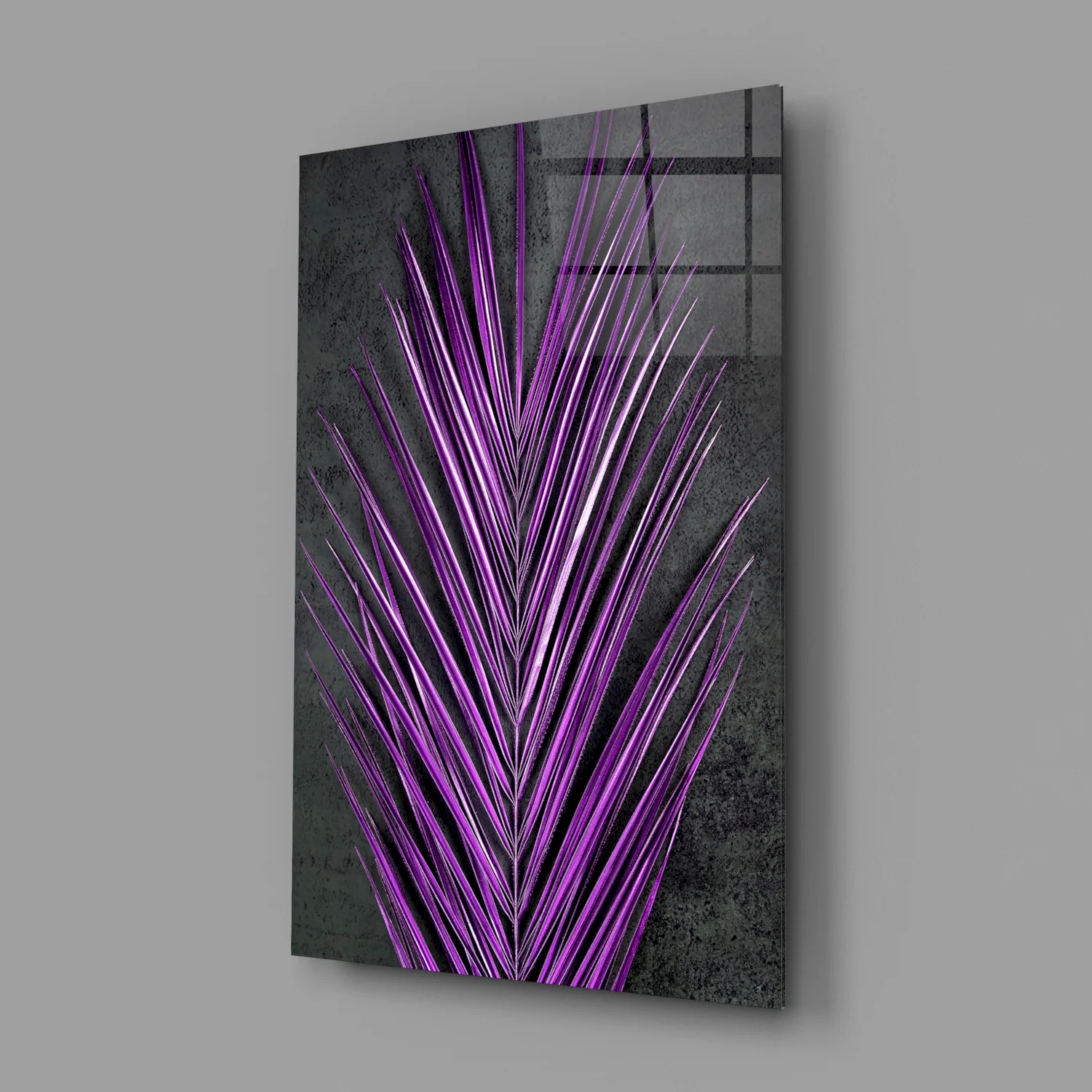 Areca Bunch Glass Wall Art - Image 2