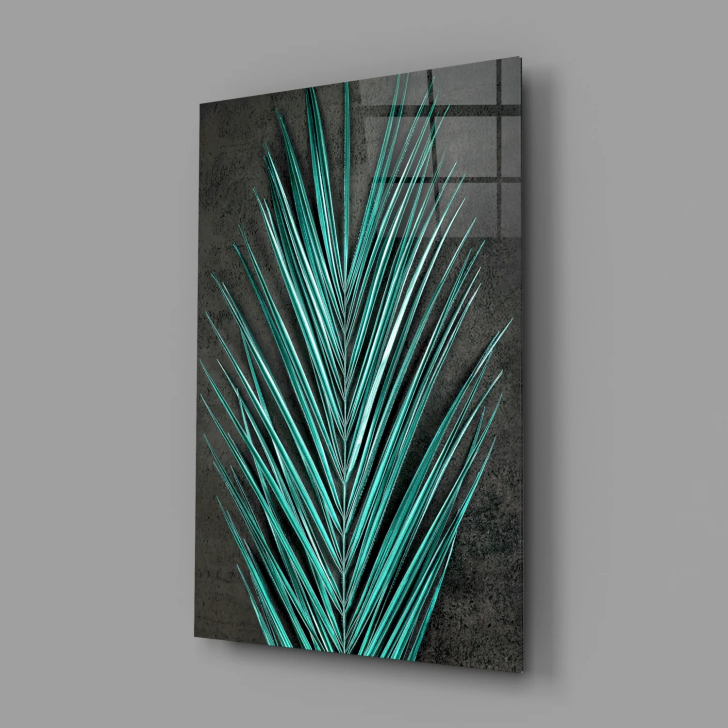 Areca Bunch Glass Wall Art - Image 2