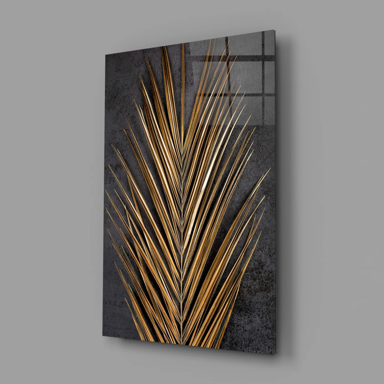 Areca Bunch Glass Wall Art - Image 2