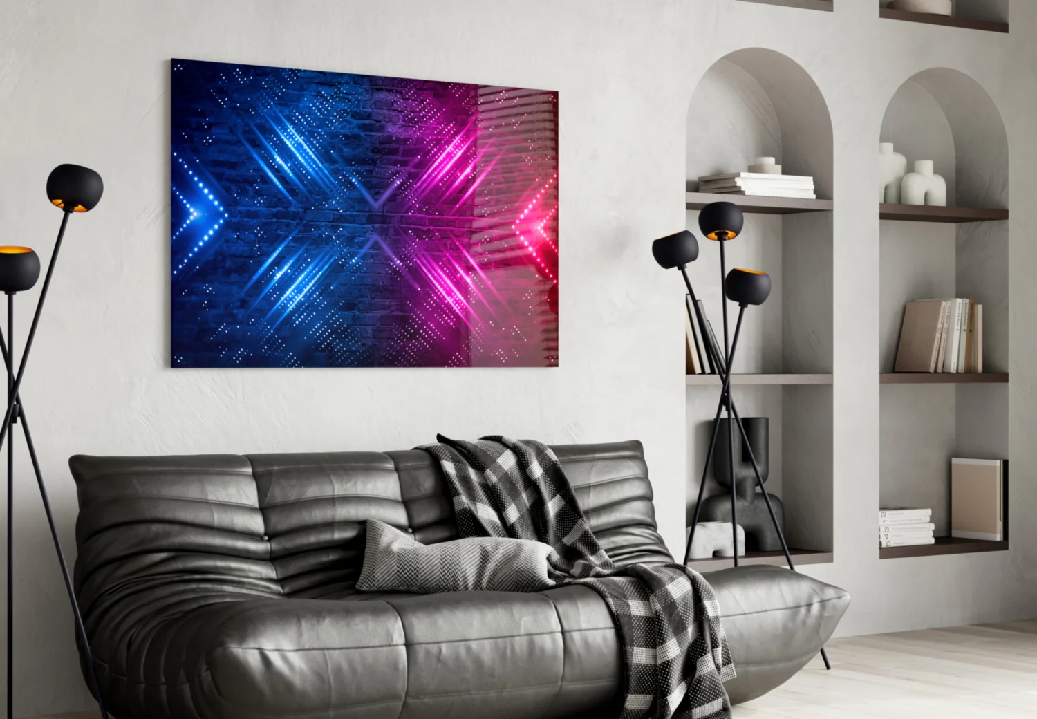 Abstract Art Glass Wall Art - Image 4