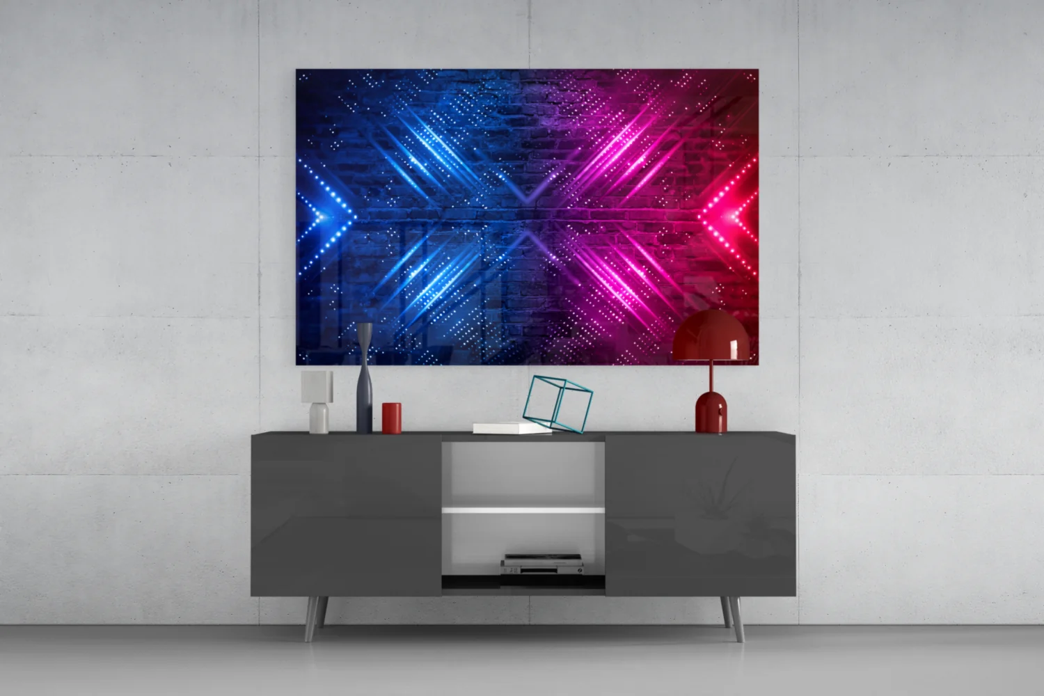 Abstract Art Glass Wall Art - Image 7