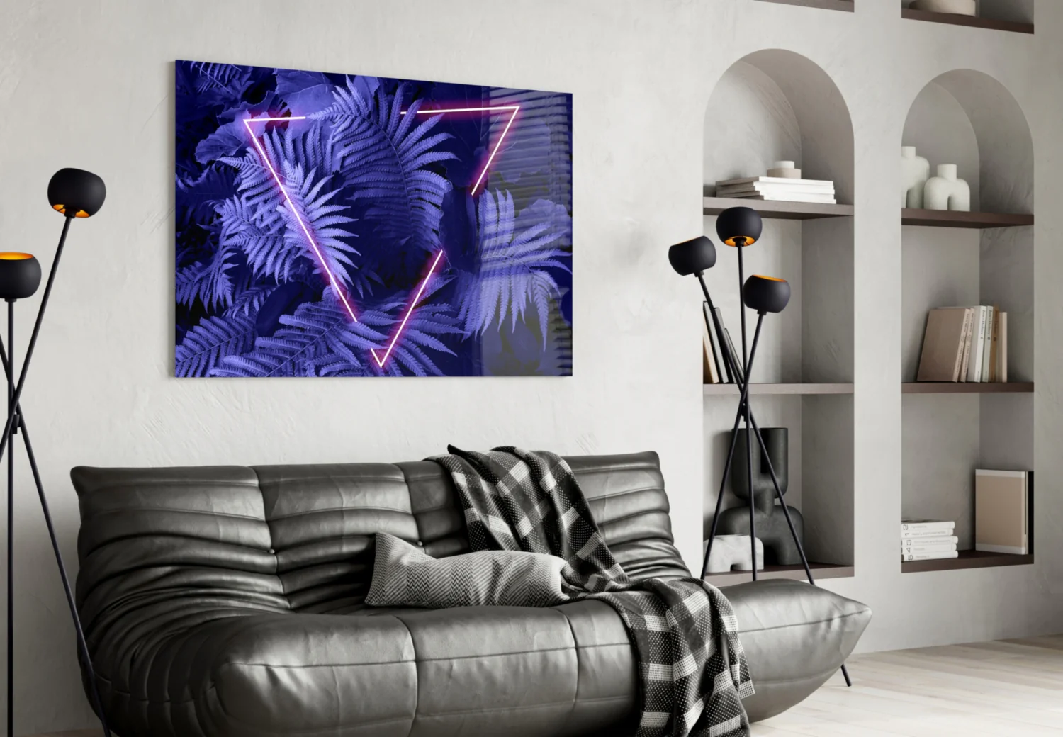 Abstract Art Glass Wall Art - Image 4