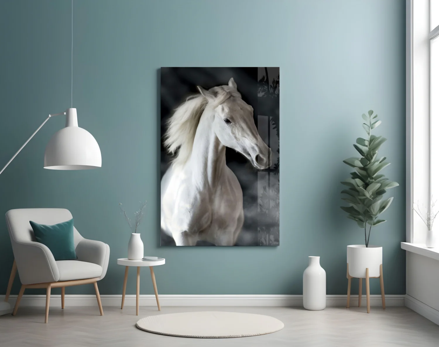 Horse Glass Wall Art - Image 4