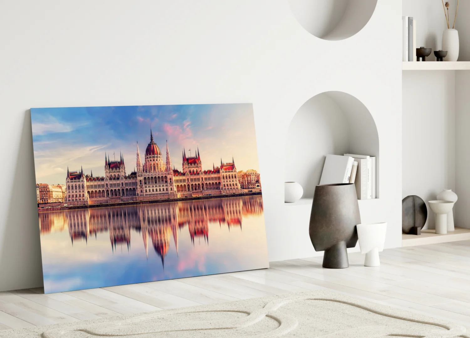 Hungarian Parliament Building Glass Wall Art - Image 3
