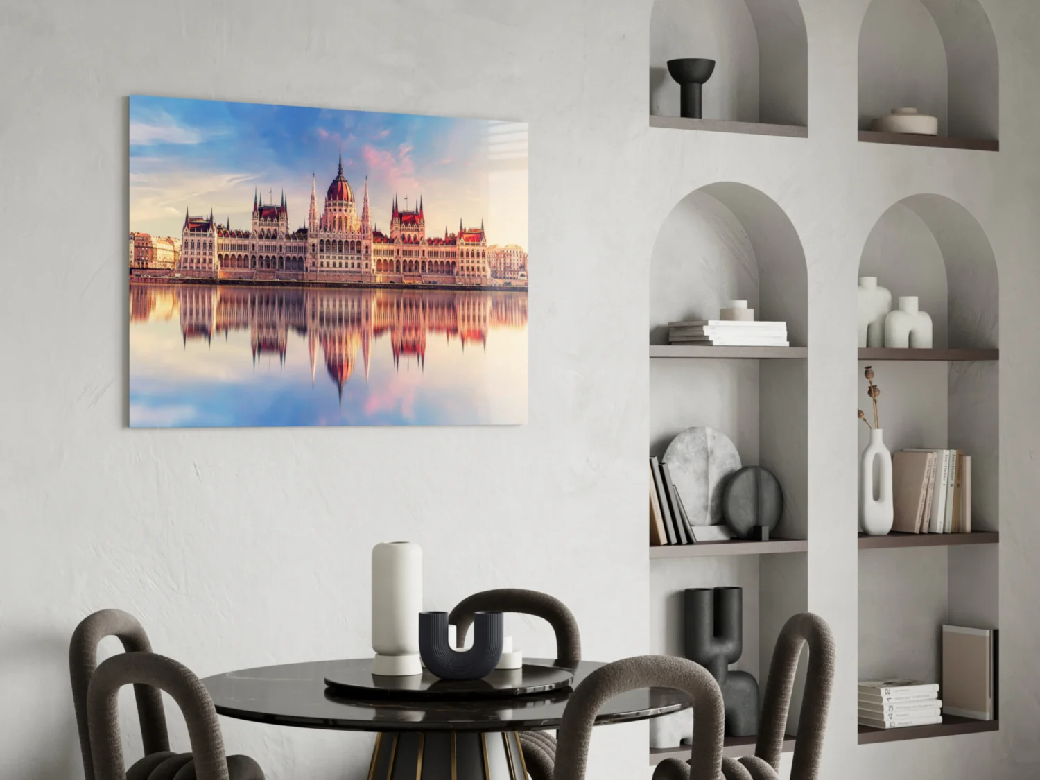Hungarian Parliament Building Glass Wall Art - Image 5