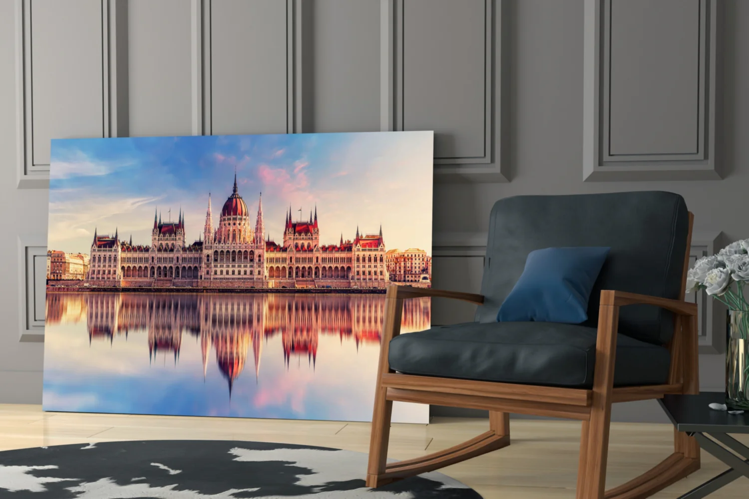 Hungarian Parliament Building Glass Wall Art - Image 6