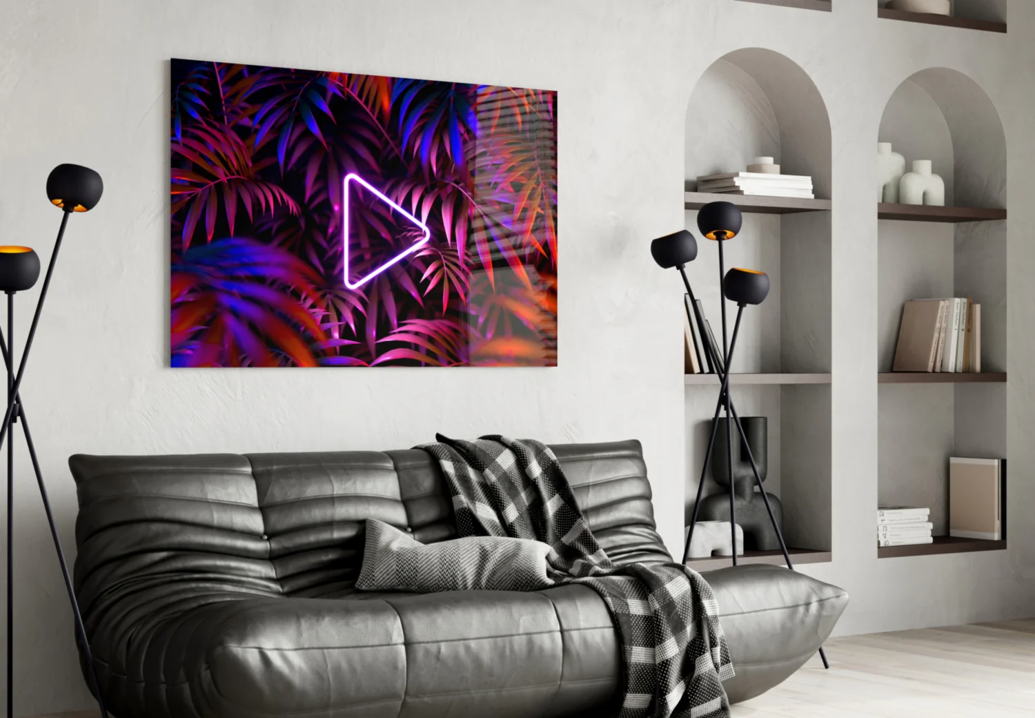 Abstract Art Glass Wall Art - Image 4