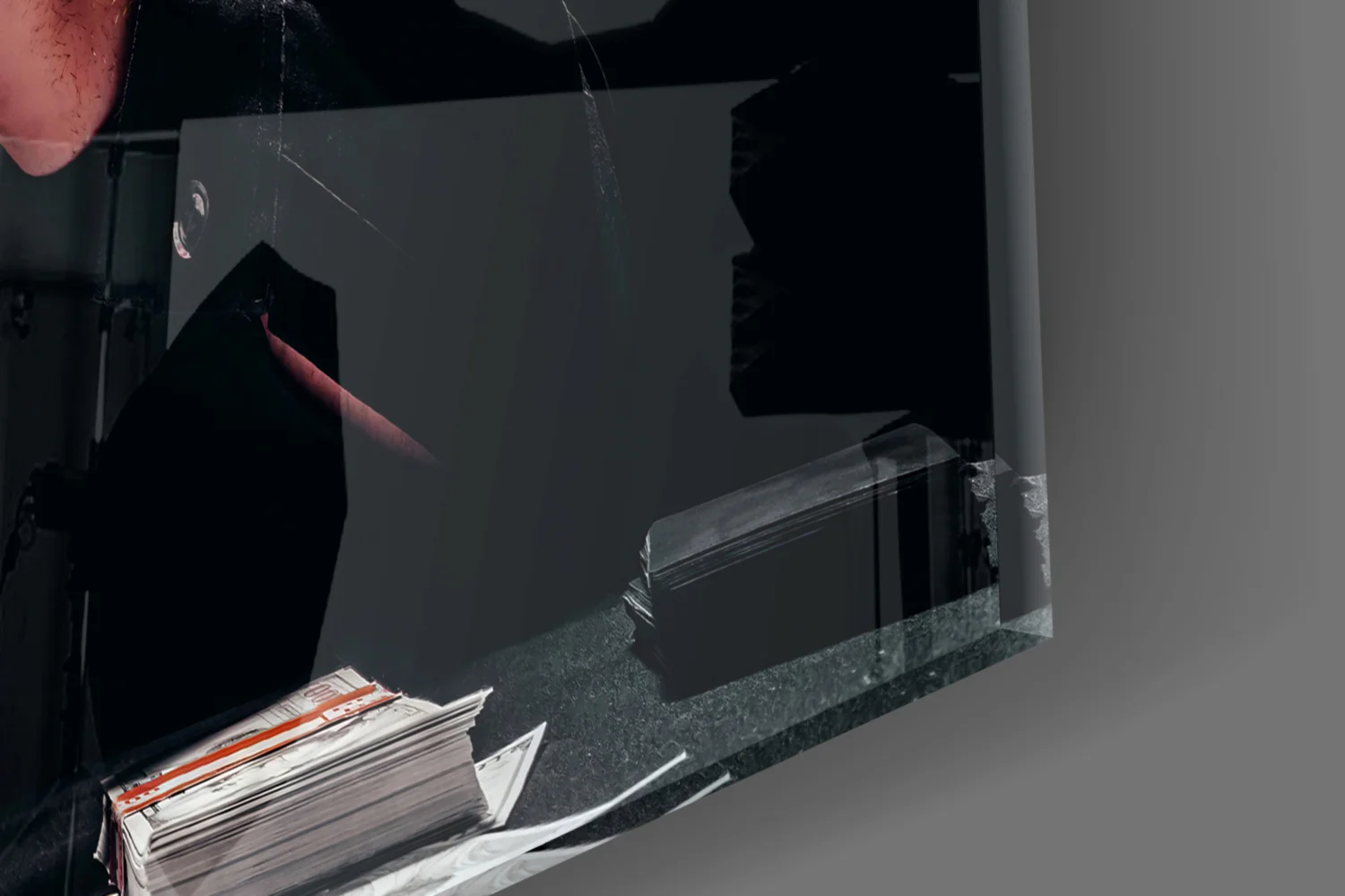 The Mysterious Gambler Glass Wall Art - Image 7
