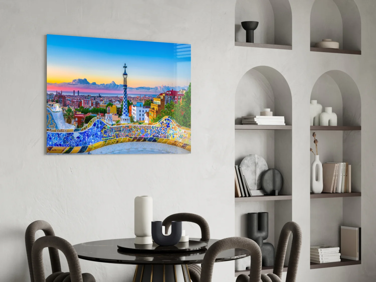 Barcelona Glass Wall Art - Image 5