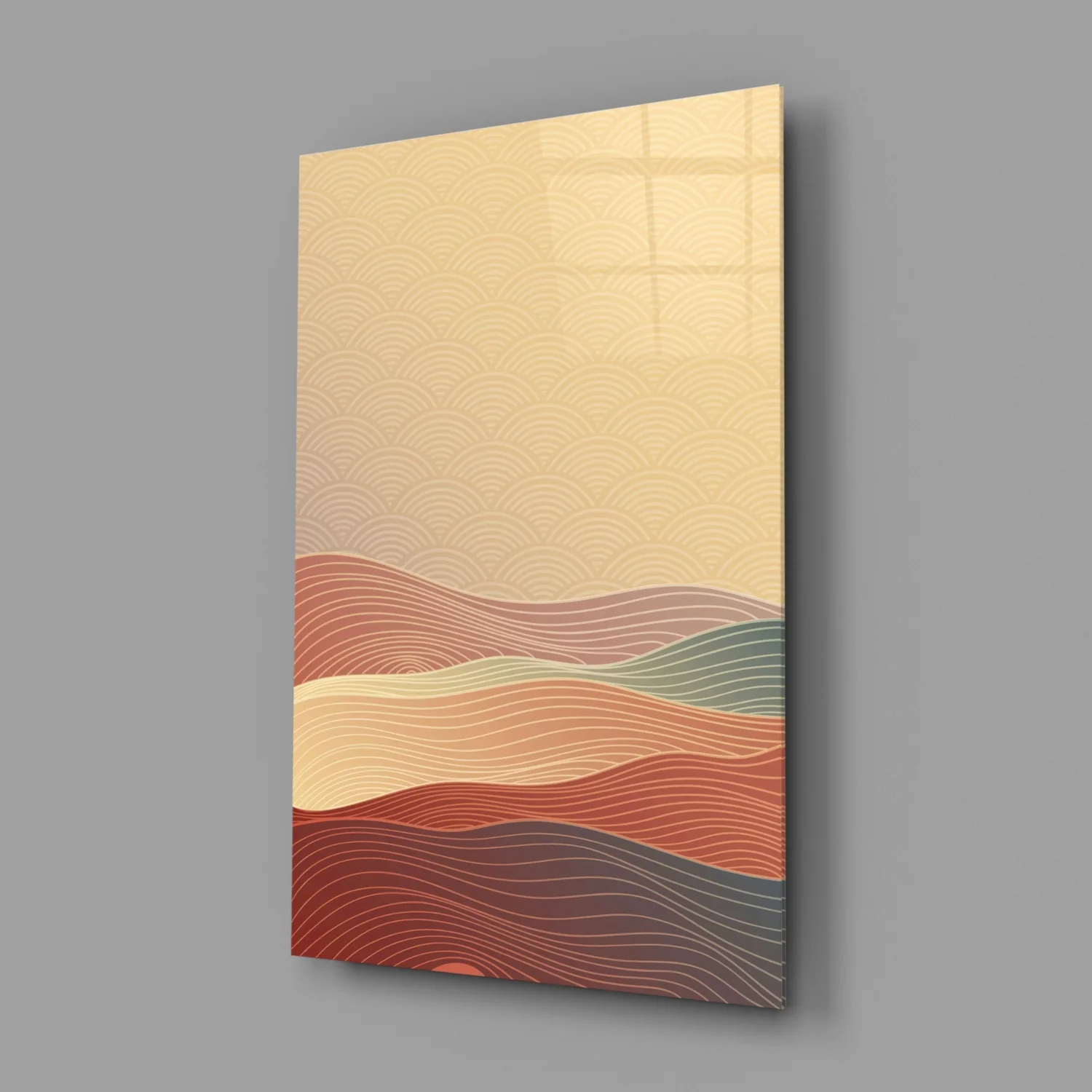 Abstract Art Glass Wall Art - Image 2
