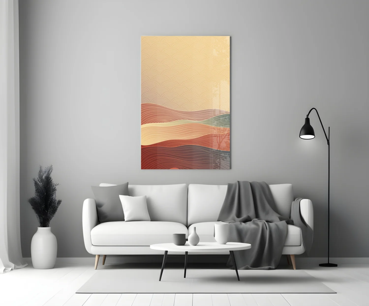 Abstract Art Glass Wall Art - Image 3