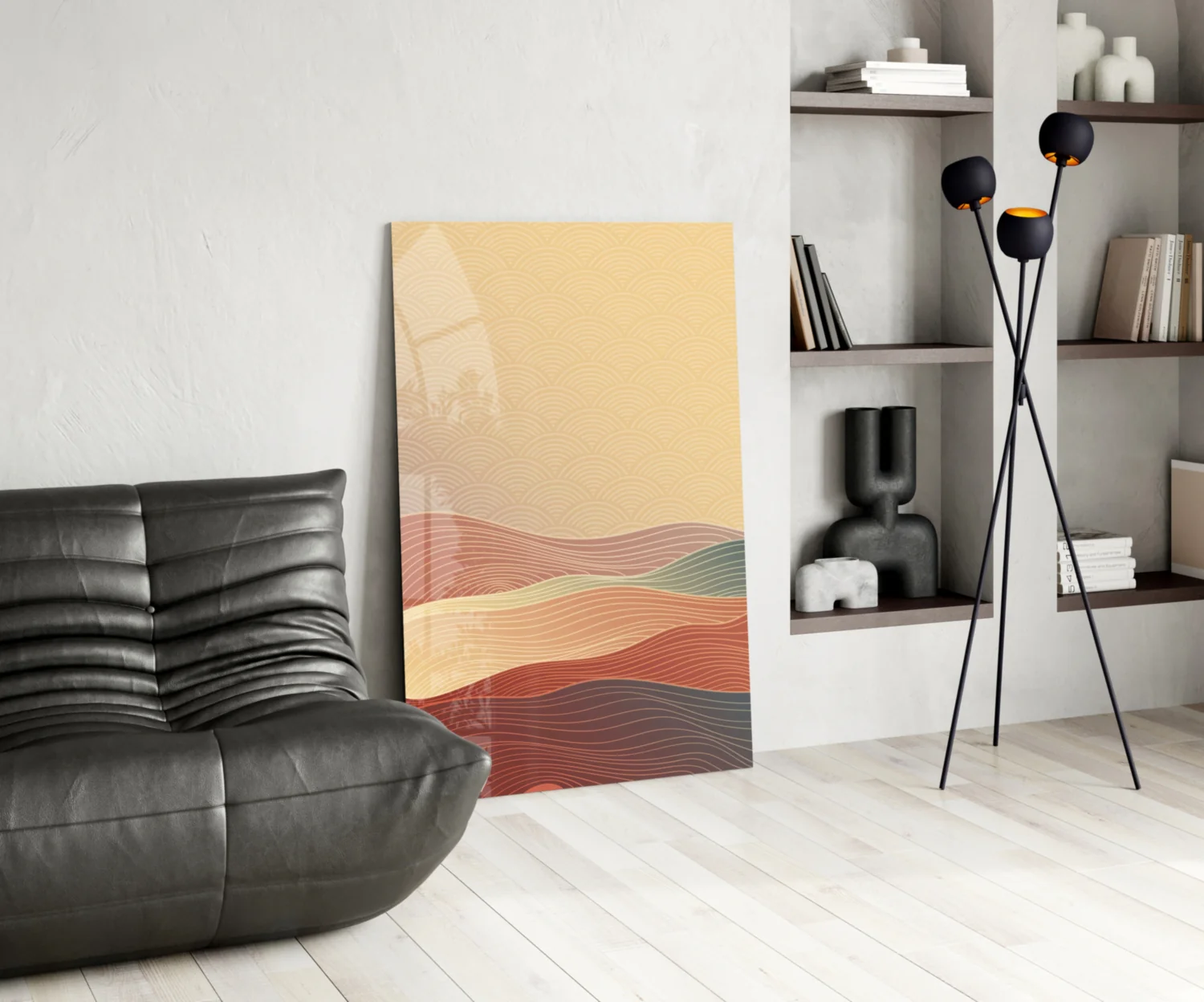 Abstract Art Glass Wall Art - Image 5