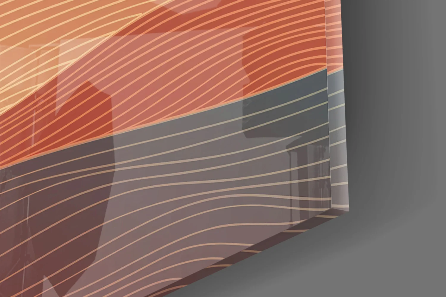 Abstract Art Glass Wall Art - Image 7