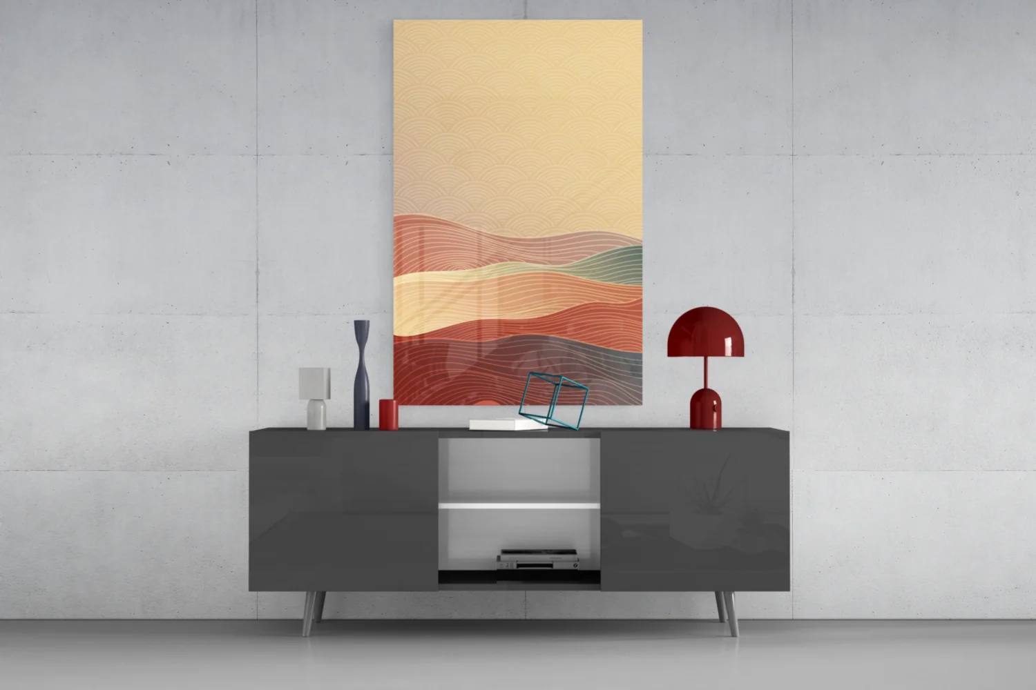 Abstract Art Glass Wall Art - Image 8