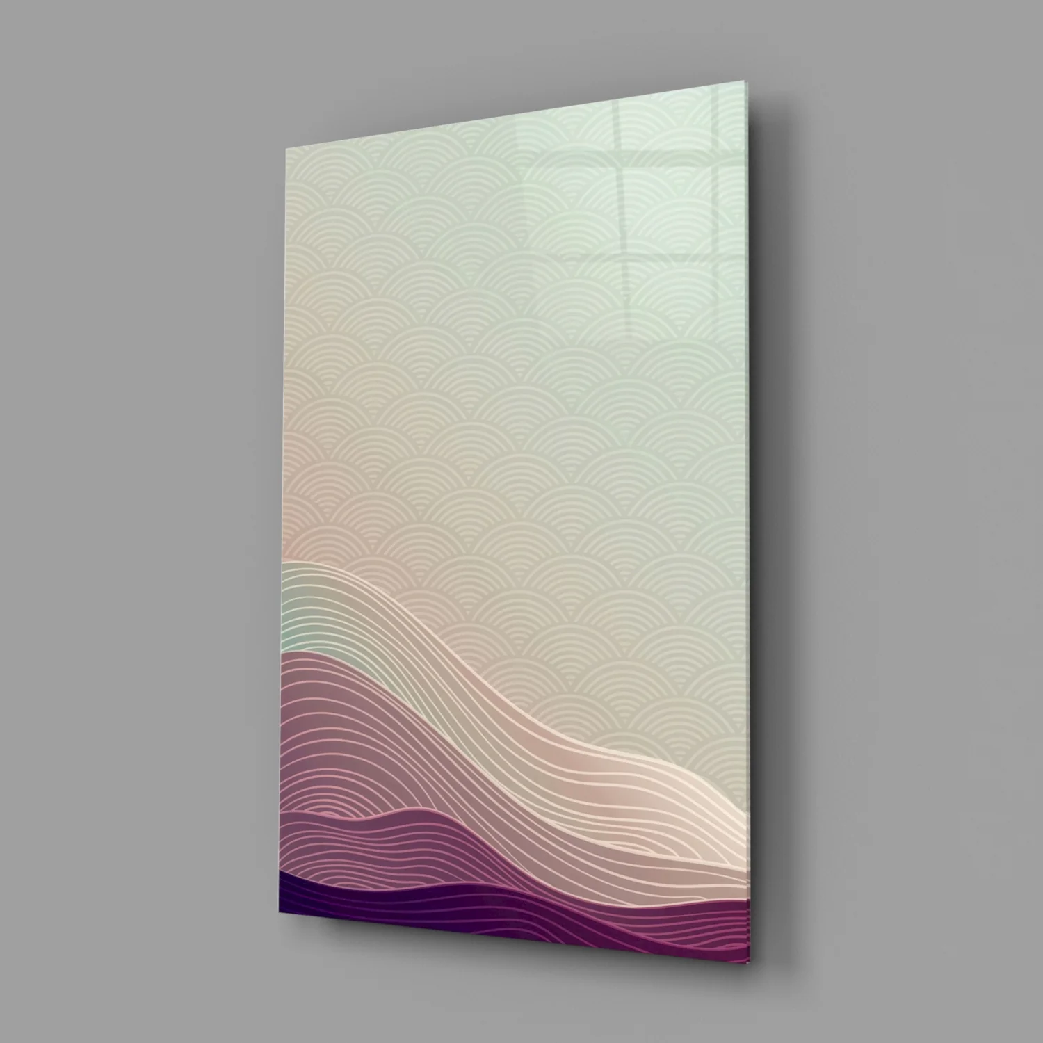 Abstract Art Glass Wall Art - Image 2